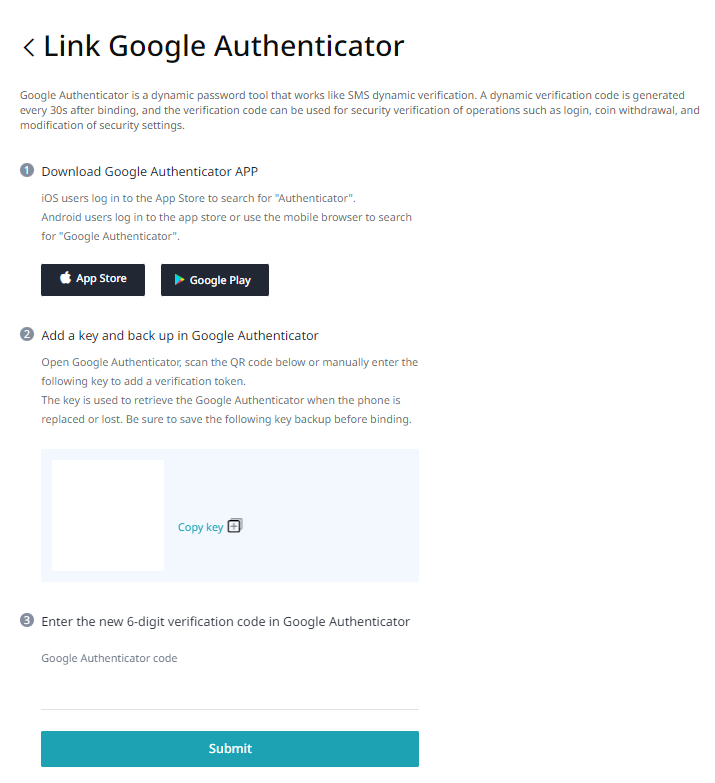 비트겟 구글 OTP 어플