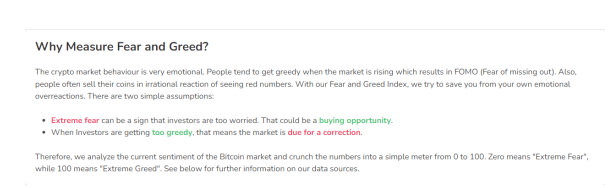 코인 탐욕 공포 지수란?